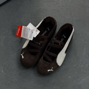 PUMA Orkid Women’s Ballet Flats – Brown & White